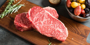 Garlic Butter Herb Steak and Seasoned Potatoes